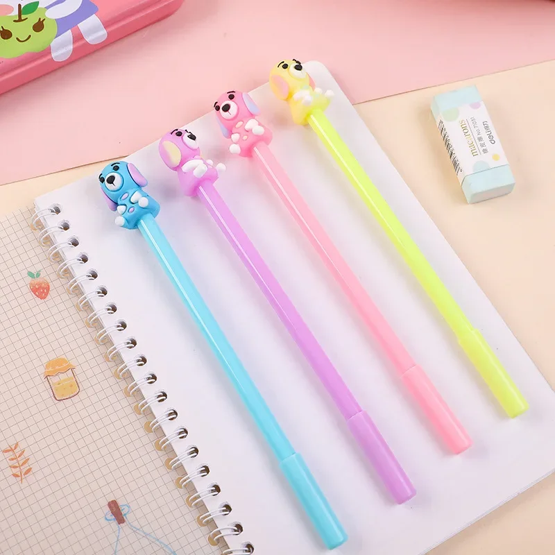 

Wholesale Creative Gel Pens Set Cartoon Cute Dog Neutral Pens Kawaii School Supplies Office Stationery