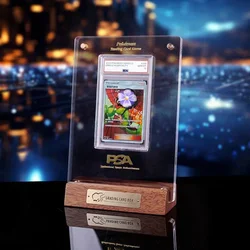 PTCG Pokemon Rating Card Brick Card Display Stand Acrylic Solid Wood Base Brick DIY Shield Card Not Included