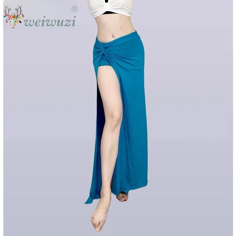 Adult Elegant Modal Belly Dance Split Skirt Practice Clothes Women Oriental Stage Performance Lesson Wear Class Costume Outfit