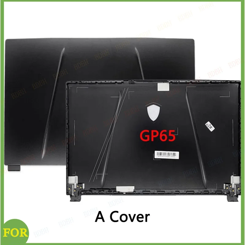 New For GL65 GP65 MS-16U1 16U5 16U7 Laptop LCD Back Cover Front Bezel Palm rest Bottom Base Case Hinges Replacement Cover Black