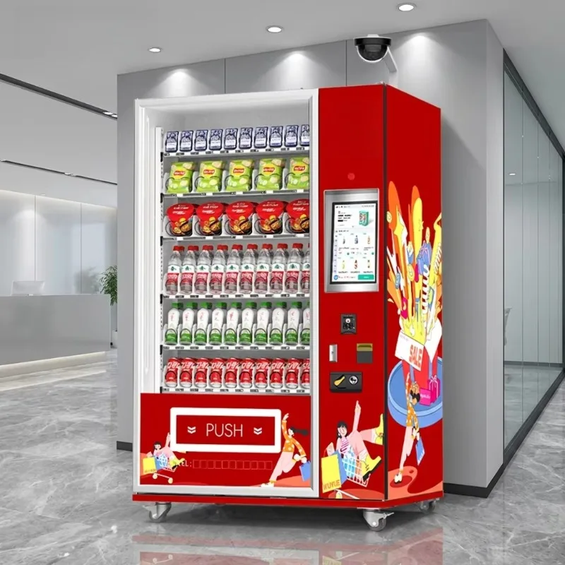 Intelligent Snack Beverage Vending Machine Automatic Dispensing Self Service Retail Kiosk Solution