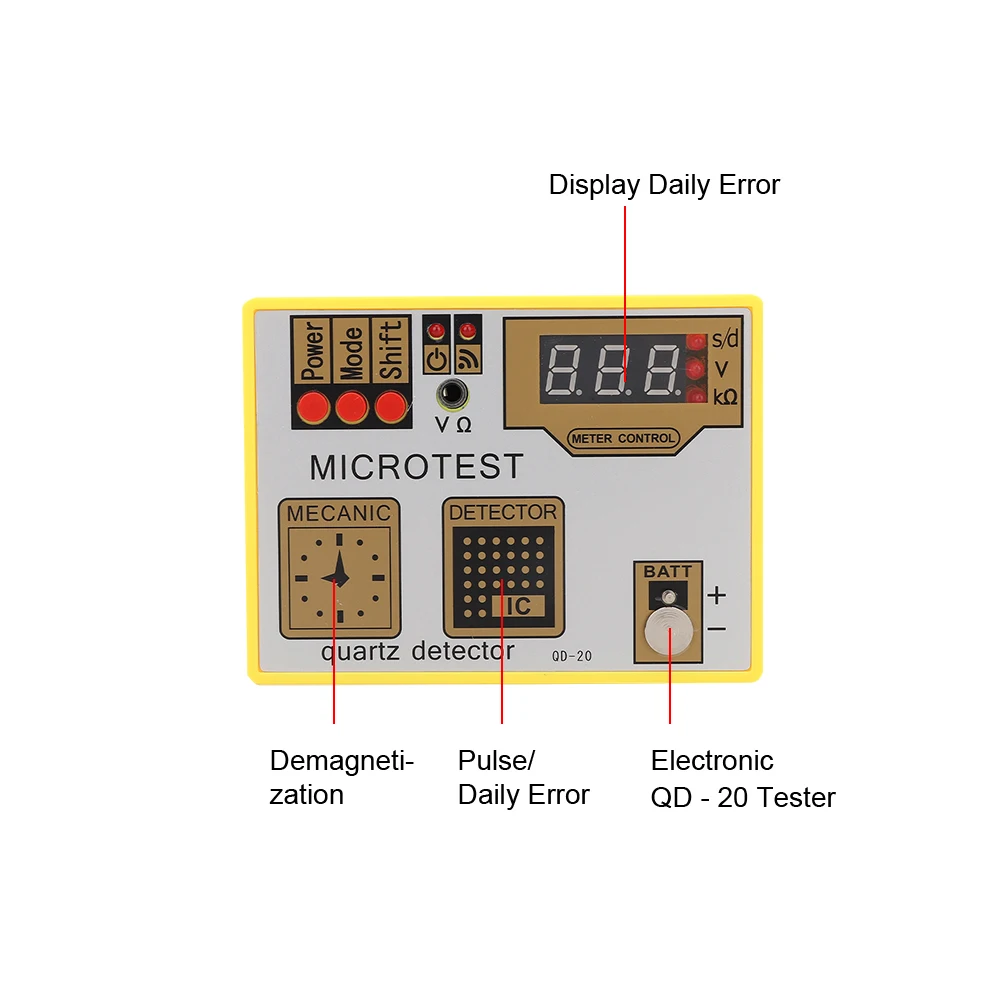 Demagnetisatie Machine QD-20 Horloge Batterij Pulse Tester Quartz Tester Demagnetisatie Machine Horloge Repareren Tool