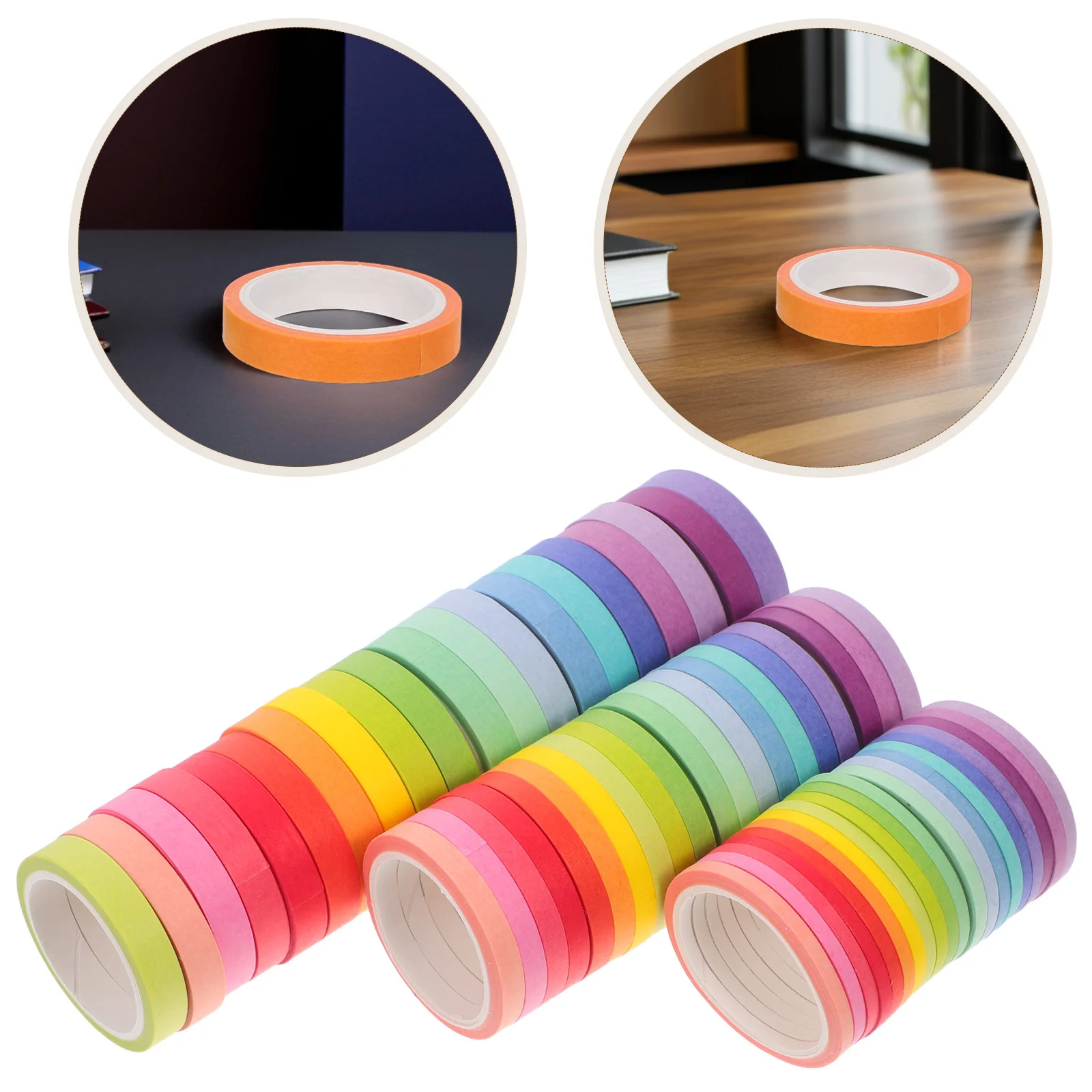 

Washi Tape Set 3 Sizes 3 5 Mm 7.5 Mm 20 Colors Thin Decorative Tapes For Journaling Scrapbooking Diy Crafts Masking Tape