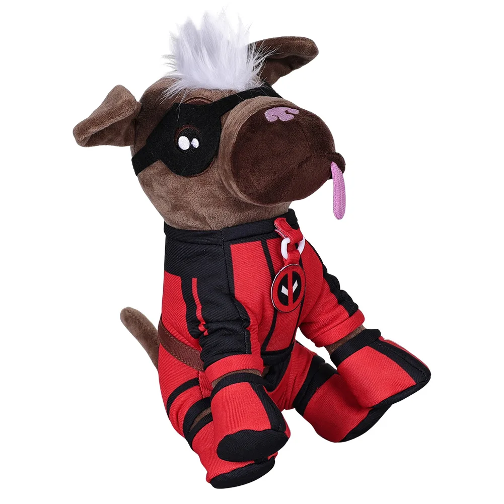 Morte Cosplay Pool Plush Cartoon Dog Plushine, Super Vilão Disfarce, Mascote Recheado Macio, Adultos e Crianças, Aniversário Presentes De Natal