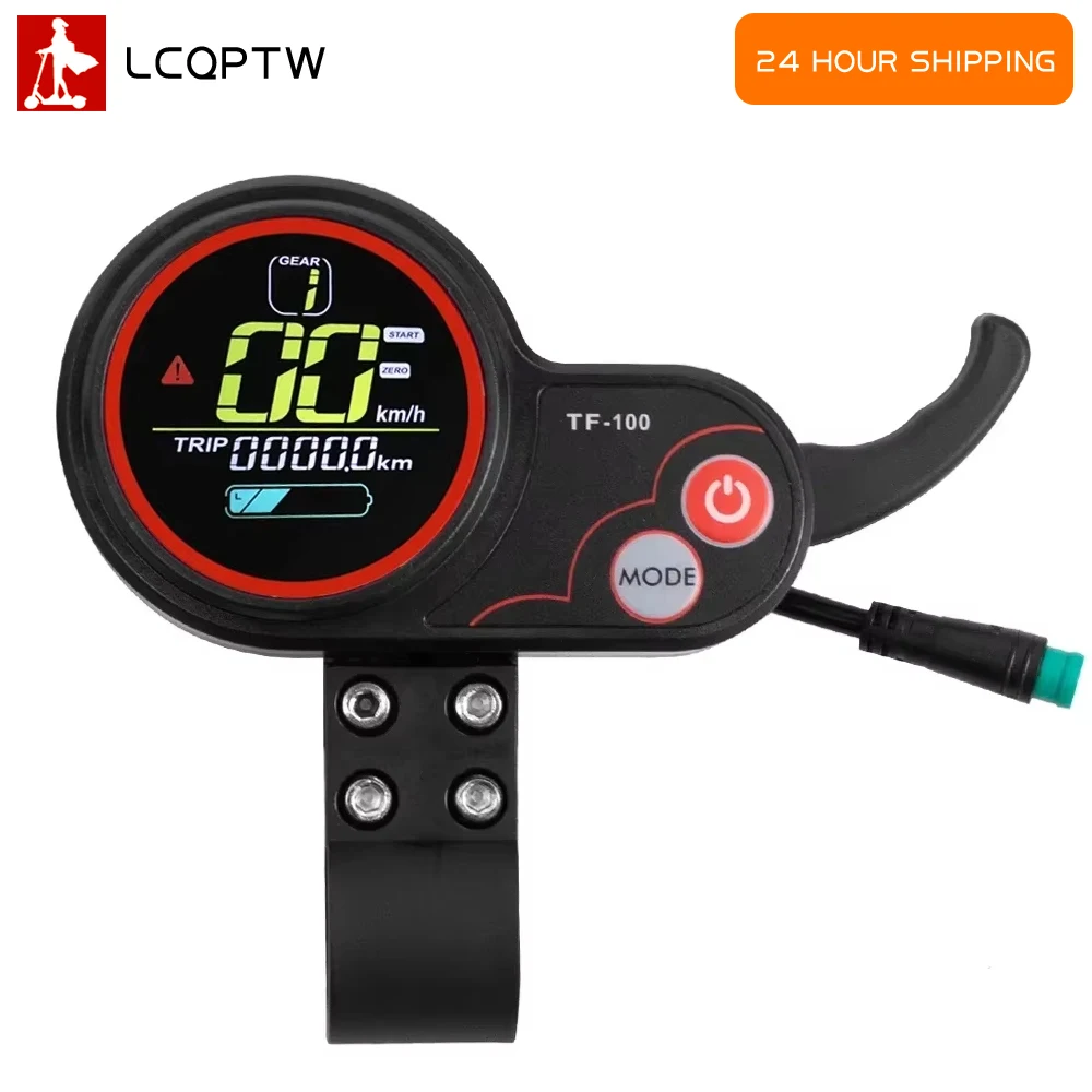 Panneau d'affichage TF-100, compteur de vitesse de Communication 5/6 broches pour Scooter électrique KUGOO M4 avec couvercle en Silicone avec chargement USB