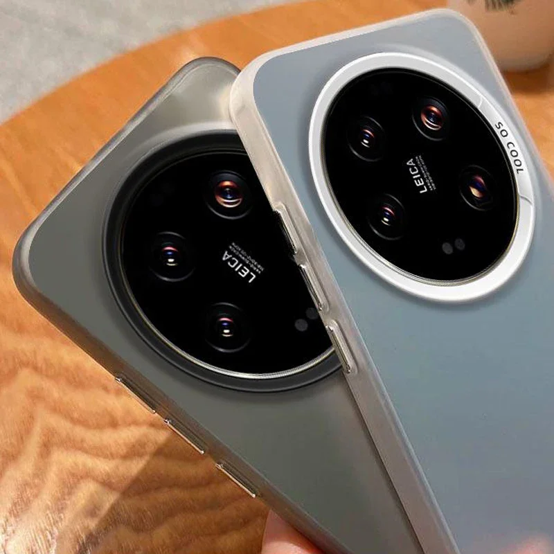 حافظة لهاتف Xiaomi 14 Ultra حافظة هاتف Xiaomi Mi 14 Ultra 24031PN0DC غطاء mi 14 Ultra فاخر معدني أورورا غطاء غير لامع