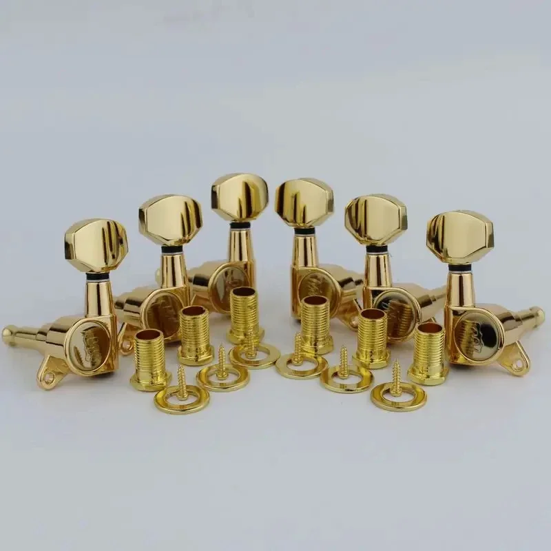 

NEW Wilkinson WJN07 Electric Guitar Machine Heads Tuners Gear ratio 1:19 for ST or TL Chrome Silver Tuning Pegs