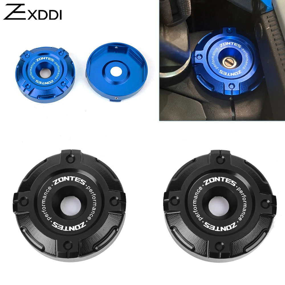 For ZONTES 368G 2024 2025 2026 703RR 703F Motorcycle Accessories Three-Star Column Front Shock absorbing Trim Cap Protector