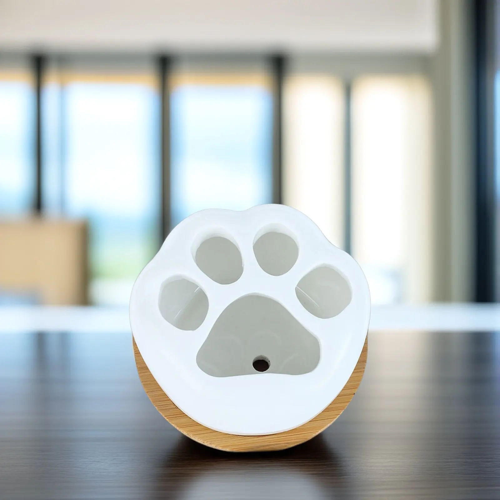 1Set Decorative Ceramic Cat Paw Flowerpot Made of Premium Ceramics with Drainage Hole for Home Balcony Garden Window Sill Plant