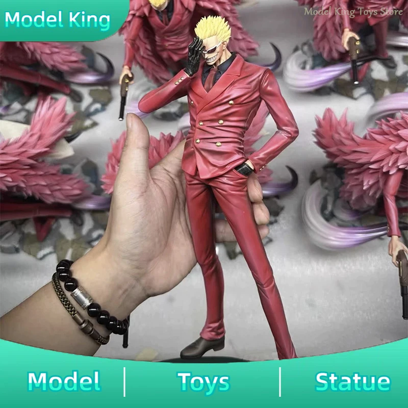 

НОВЫЕ 28 см ONE PIECE аниме фигурки Donquixote Doflamingo фигурки ПВХ статуя Коллекция Модель украшения комнаты подарки на день рождения игрушки