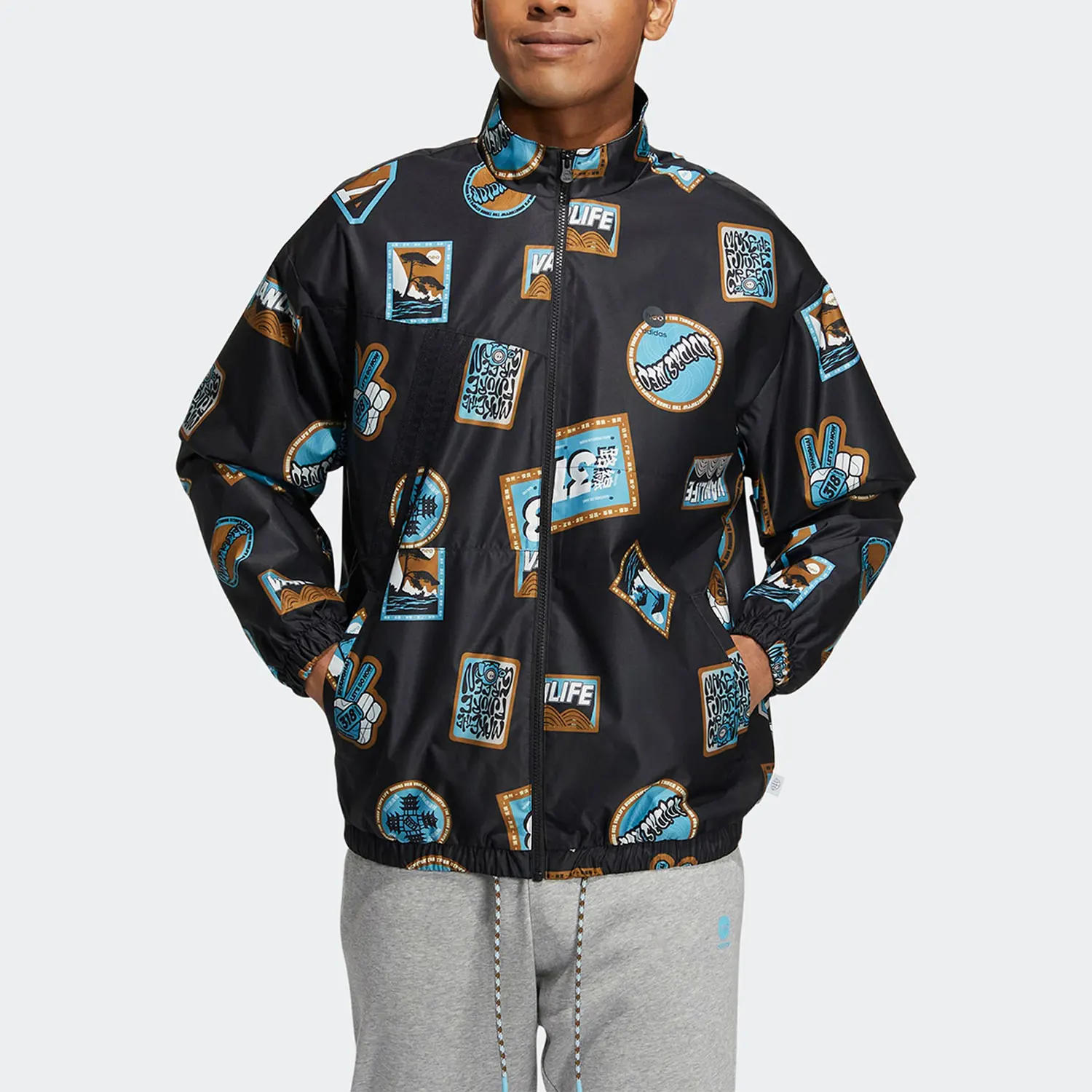 

Adidas подлинная весенняя новая мужская и женская спортивная свободная куртка NEO IA6838