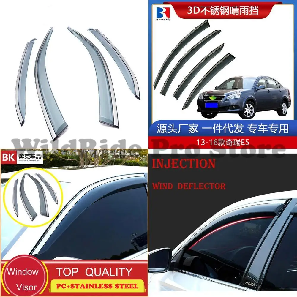 

1 set 2022 Chery EQ5 Window Deflectors Vent Shade Sun Visor Durable Rain Guard