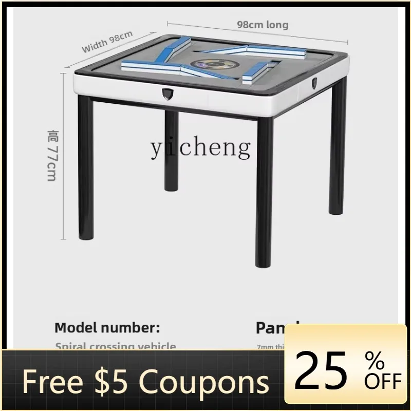 

ZZ Mahjong Machine Fully Automatic Home Dining Table Dual-use Folding Bass Mahjong Table