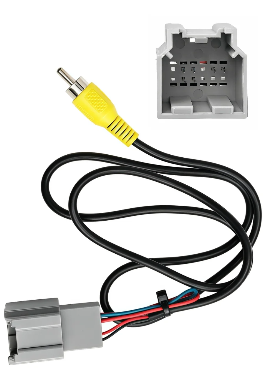 APVGM01 Camera Retention Wiring Harness 12Pin RCA Cable For Holden Colorado 2015 Factory Rear View Camera to Headunit