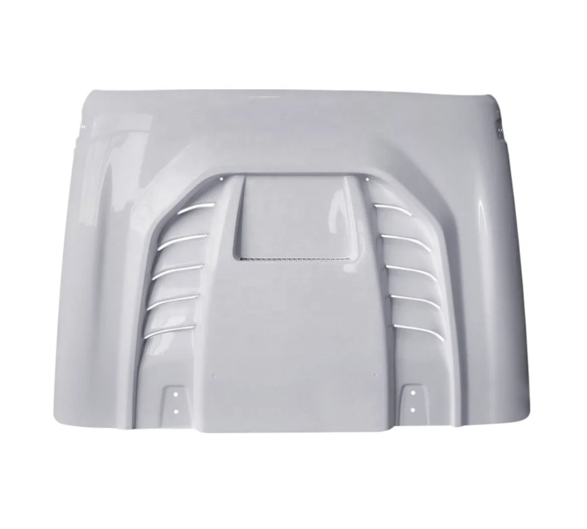 

for 2007-2018 Jeep Wrangler Rubicon JK JKU heat extract Vented Fiberglass Hood