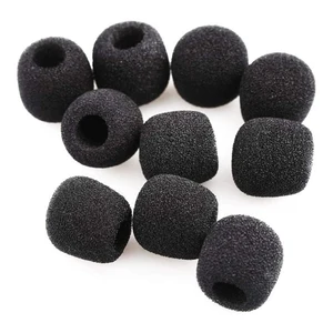 10 pcs Black MIC Protector Substitution Headset Foam Copper Stop Sponge Breeze Microphone Cover Meeting Cover Mic 8 Main Sales Microphone Foam - №5