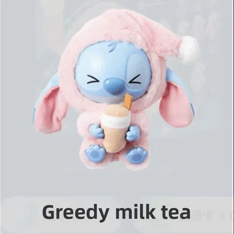 핫 세일 스티치 블라인드 박스 백 잠들기 전에 먹어라 시리즈 비닐 펜던트 귀여운 인형 미스터리 박스 플러피 인형 서프라이즈 선물