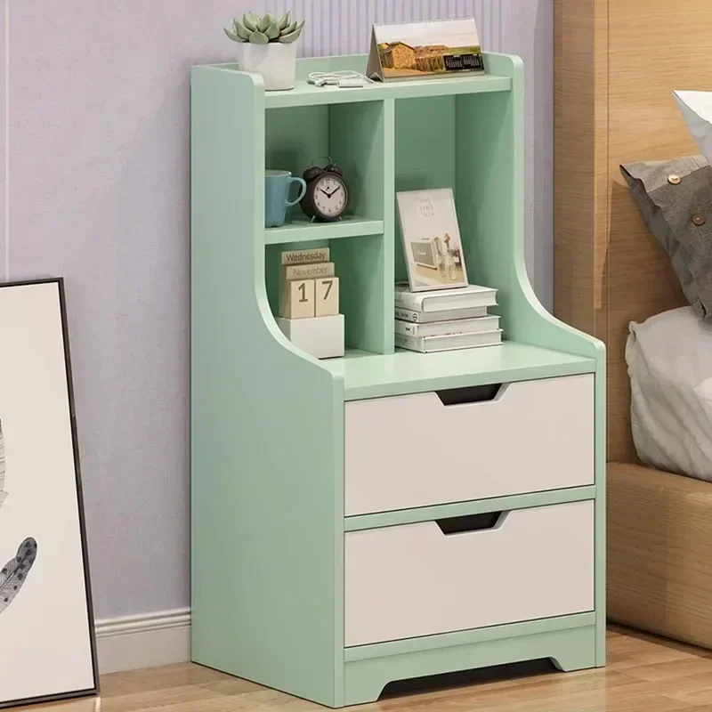 Minimalist Nightstands Night Table Nordic Italian Trendy Bedside Table Cute Aesthetic Storage Mesitas De Noche Home Furniture