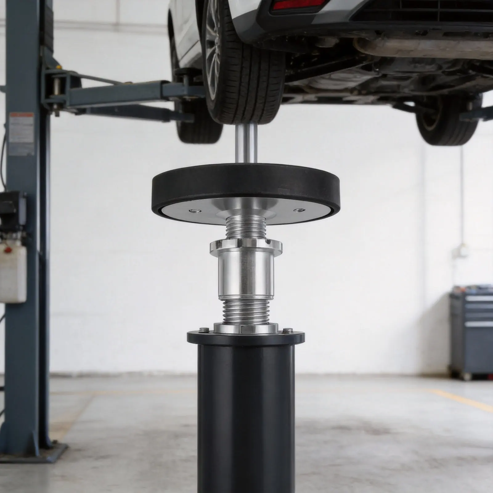 

Опоры для автомобильного подъемника с резьбой, диаметр вала 35 мм, высокие резиновые подкладки для гаража, мастерской, автосервиса