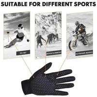 Snow Gloves Winter Windproof Cycling Gloves Thermal Snowboard Gloves Touchscreen Snow Gloves For Men Women Outdoor Skiing