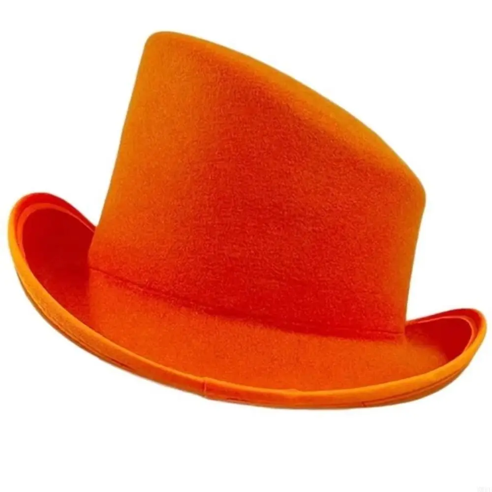 Retro Angled Edge Fedora Hat British Style Bucket Hat Magic Hat Multicolor Durable Magician Hat Gatherings