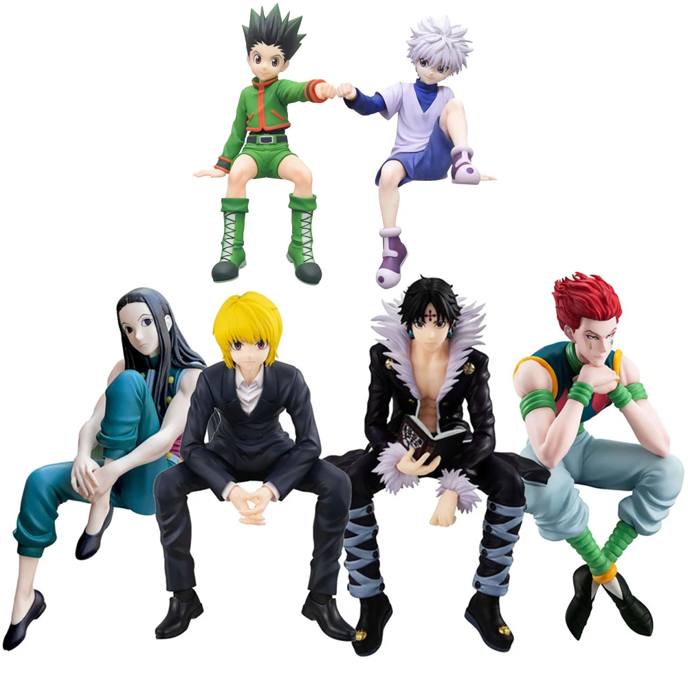 

HxH Anime Figure killua zaoldyeck gon freecss Illumi Zaoldyck Kurapika Hisoka Chrollo Lucilfer figures PVC Statues gifts 12-15cm