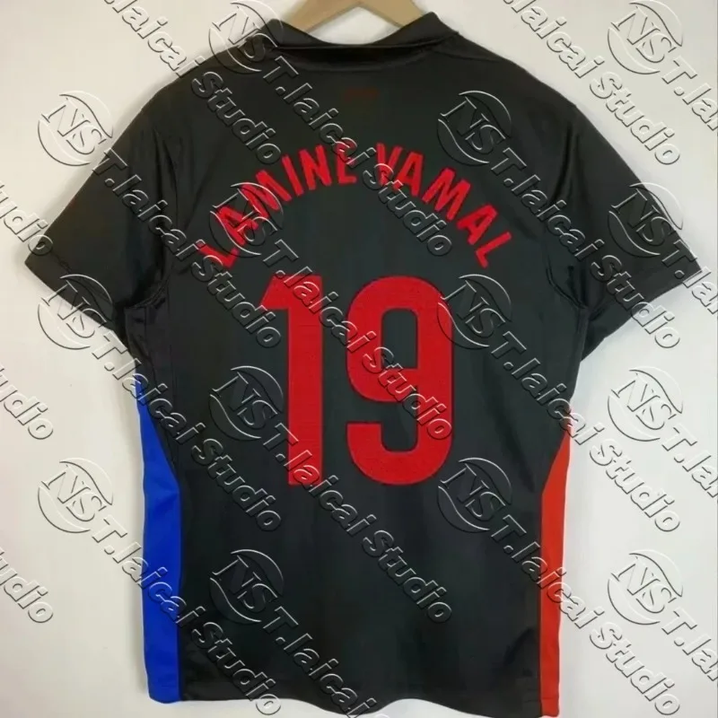 

2025 SUMMER Barcelone Away Games Chemises Pour Hommes Chemise Lamine Yamal T-shirt Fans Football Hauts Culturels T-shirt MOTO