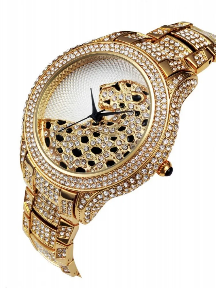 Round Personality Diamonds Womens Quartz Watch Fashion Business Casual Office Lady Designer Wristwatches