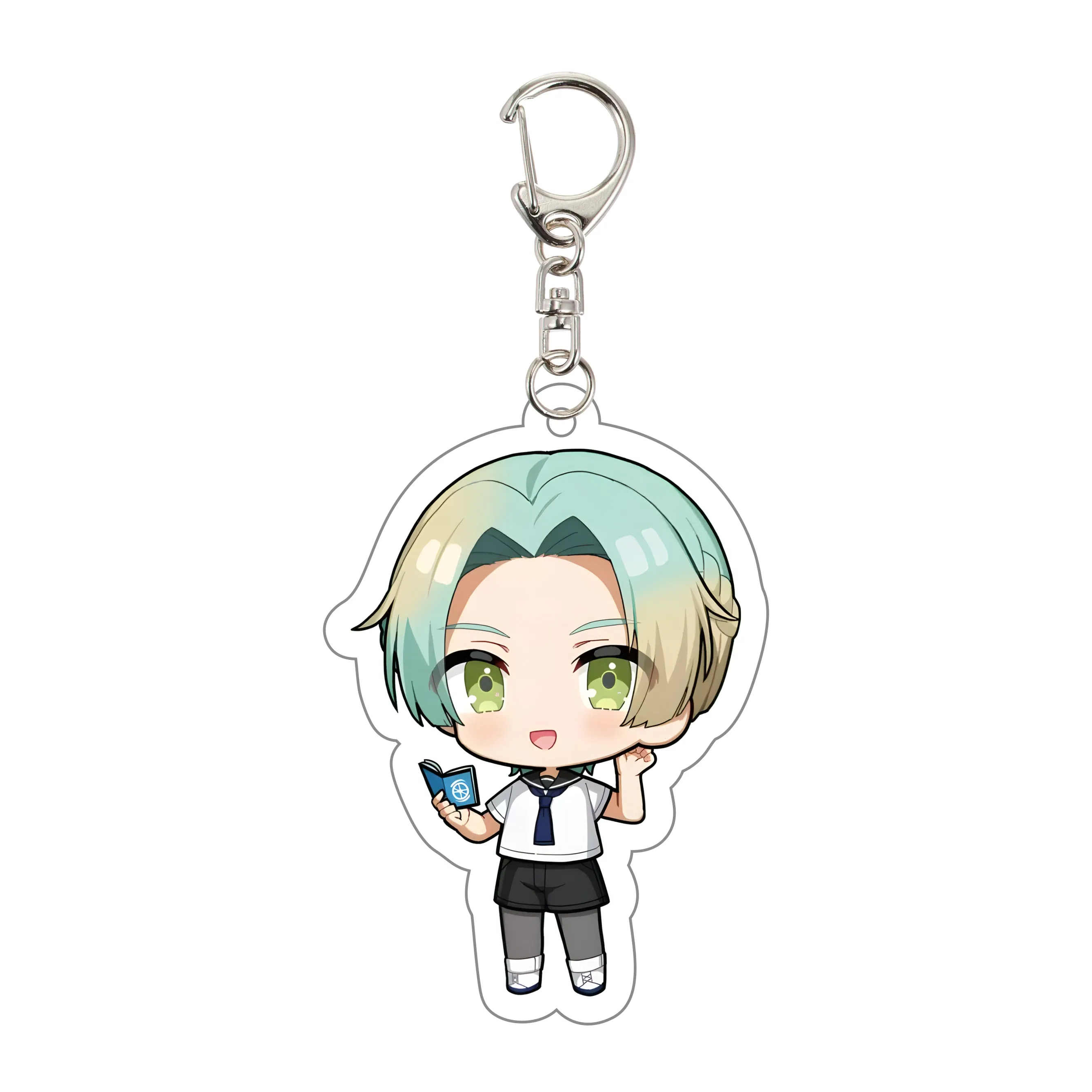 6 سنتيمتر Gnosia لطيف نمط سلسلة مفاتيح مصنوعة من الأكريليك Yuriko جينا Setsu ريمنان مفتاح سلسلة كيرينغ قلادة سلاسل ل اكسسوارات حقيبة المشجعين الهدايا #2