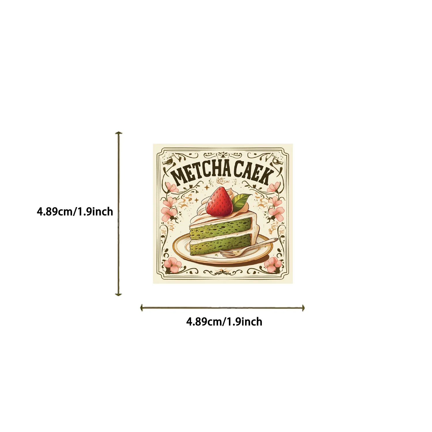 50개 레트로 음식 스티커, 일기장, 노트북, 여행 가방, 스케이트보드, 만화 스티커, 재미있고 클래식한 선물 장식