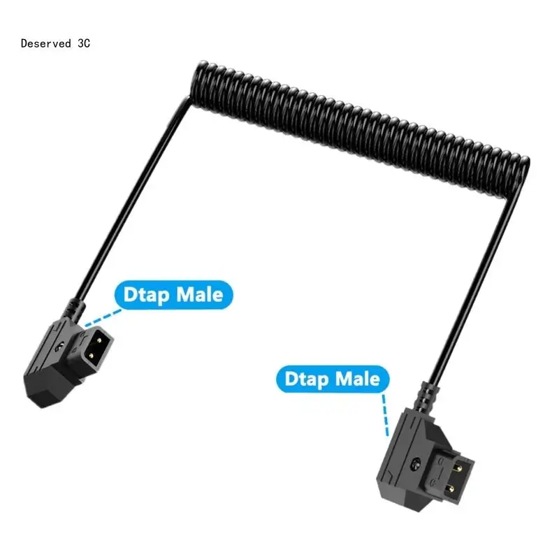 Heavy Duty D Tap Power Cable with V Mount Compatibility for Filmmaking Gear