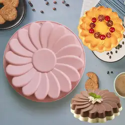 Silicone Sunflower Baking Tray Chocolate Pizza Tray Baking Bread Cake Making DIY Baking Cookie Mold Kitchen Pastry Decoration