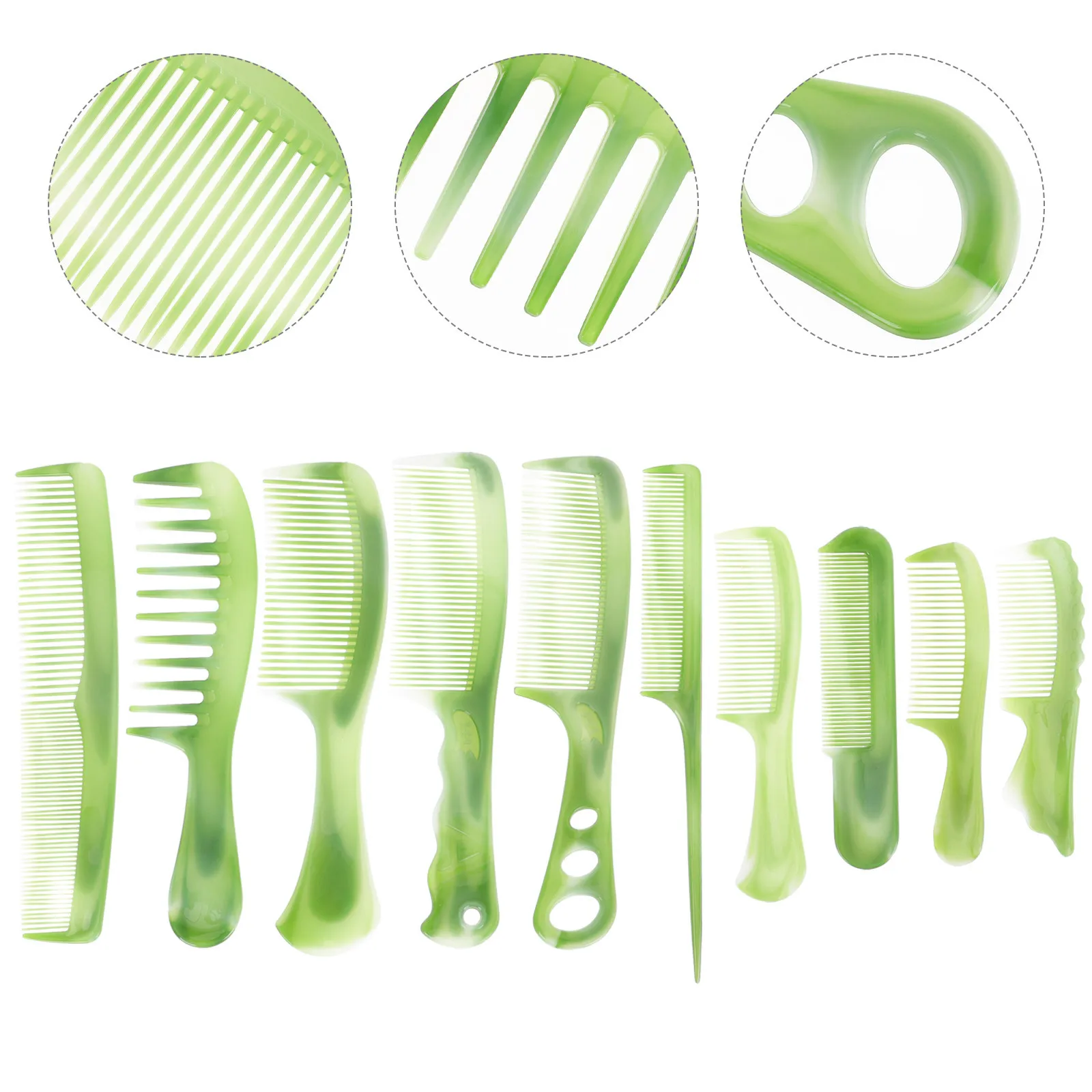 

1 set 1 Set Hair Detangling Comb For Men Women Fine Wide Tooth Combs Hairstyling Combs Styling Tool Hairdressing Set
