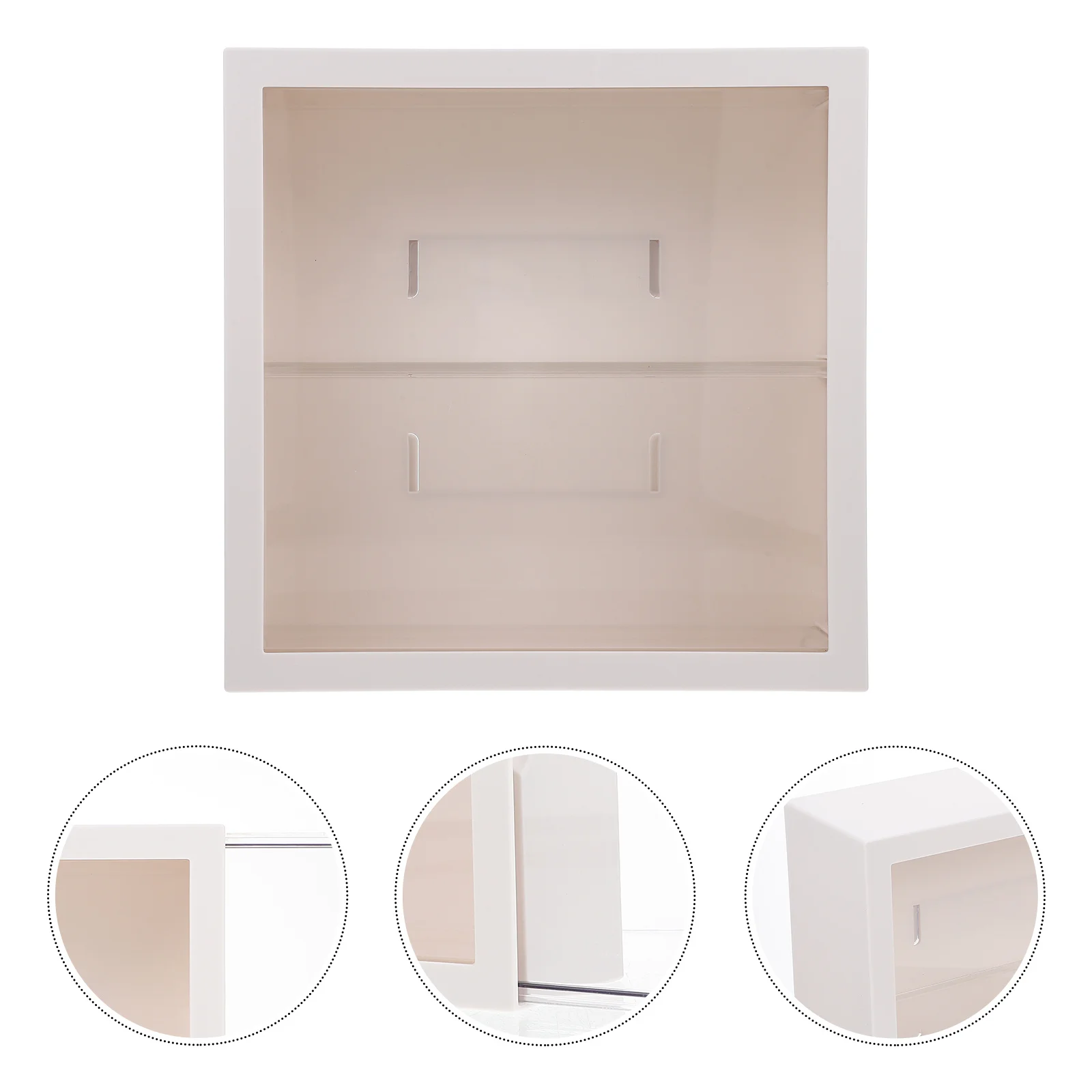 

1pc Large Capacity Opening Style Models Container Box Garage Kits Display Rack Wall Mountable Collectibles Case Handicrafts