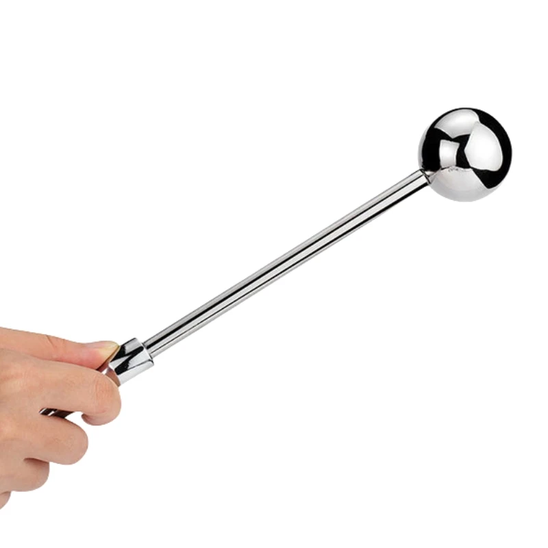 Anal Bead Sex Toys of Metal Handheld Butt Plug Ball Pestle with Fetish Whip for Women BDSM Anue Prostate Massage Erotic Products