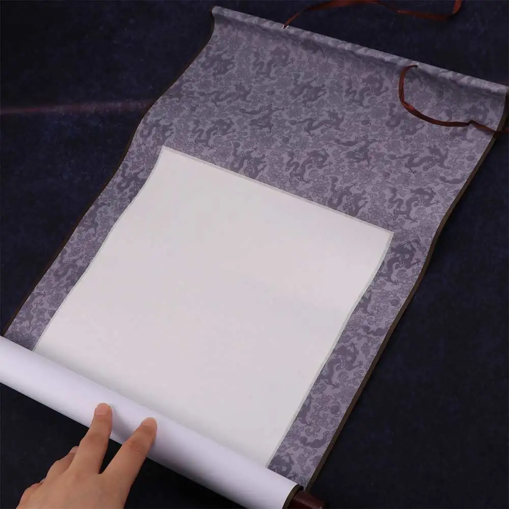 Supplies DIY Crafts Rice paper Home Decoration Blank Hanging Scroll Calligraphy Mounting Painting Scroll Drawing Canvas Scrolls