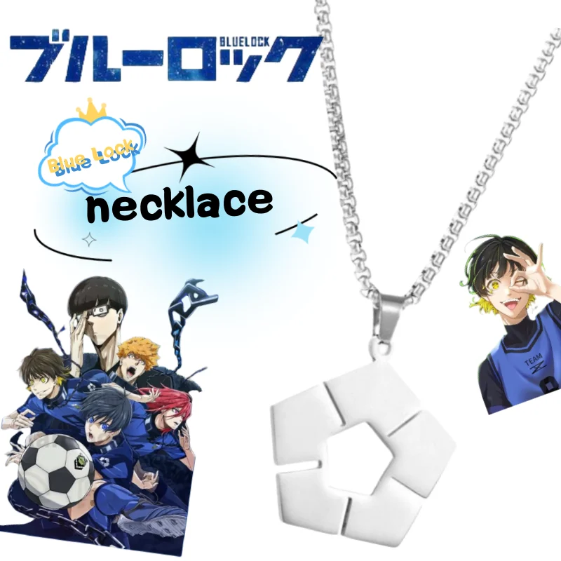 

Синий замок, милый мультяшный персонаж аниме, творческая личность, каваи, высокое качество, периферийное футбольное ожерелье, кулон, подарок