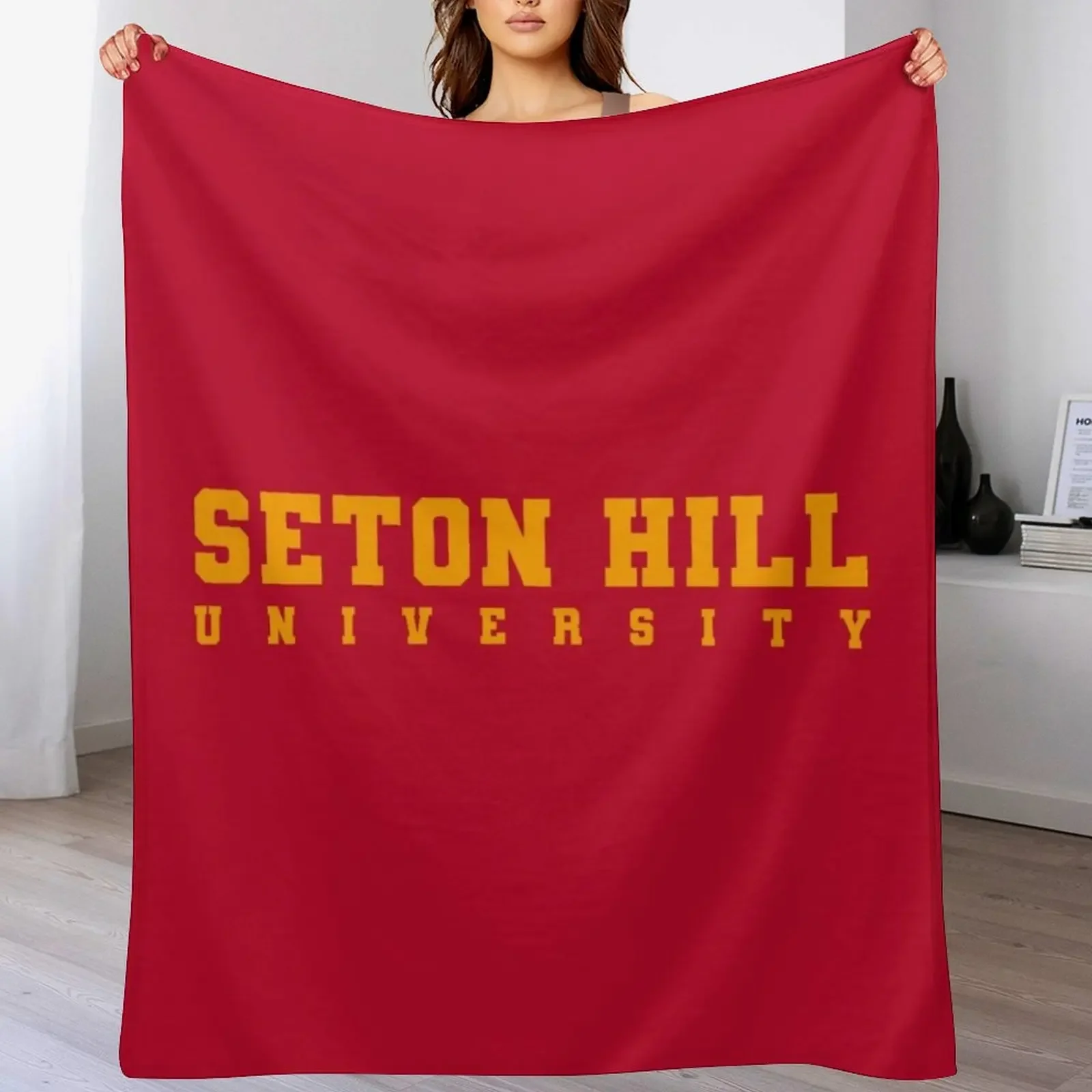 Seton hill university Throw Blanket Durable Warm Blanket for Daily Home Use