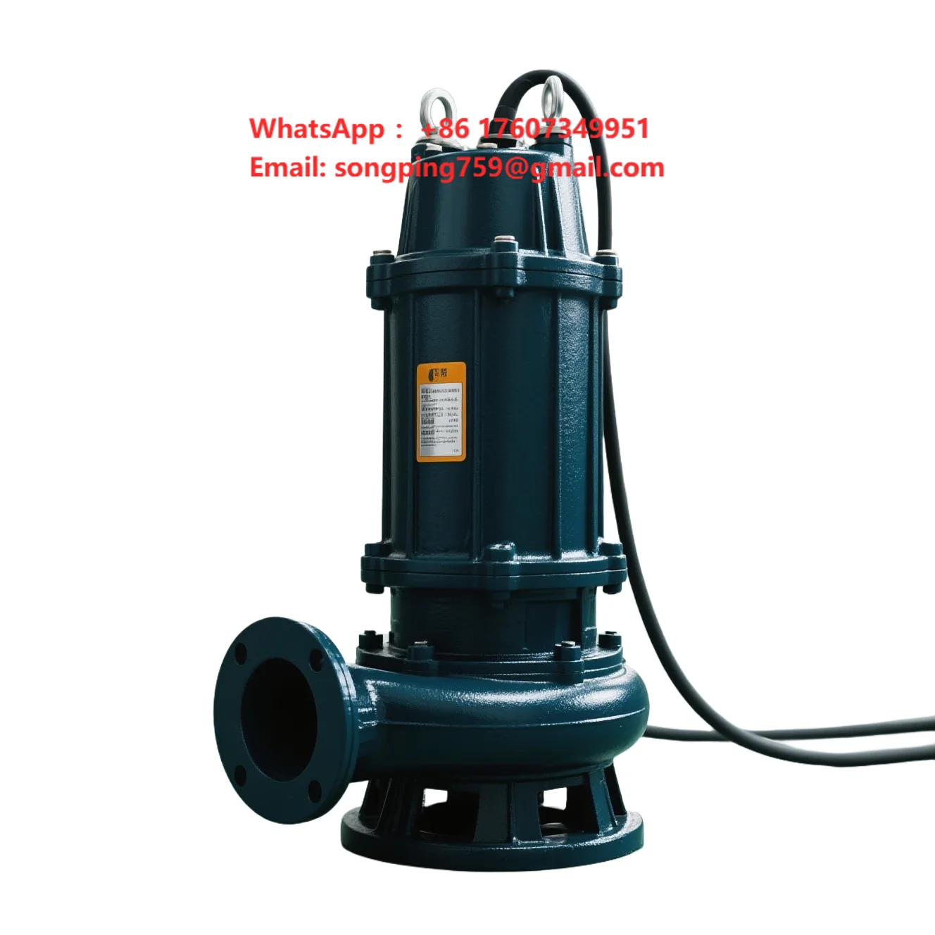 High Vertical 5HP Stainless Steel Centrifugal Submersible Sewage Pump 65QW Marine Water Supply Booster OEM Wastewater Pump