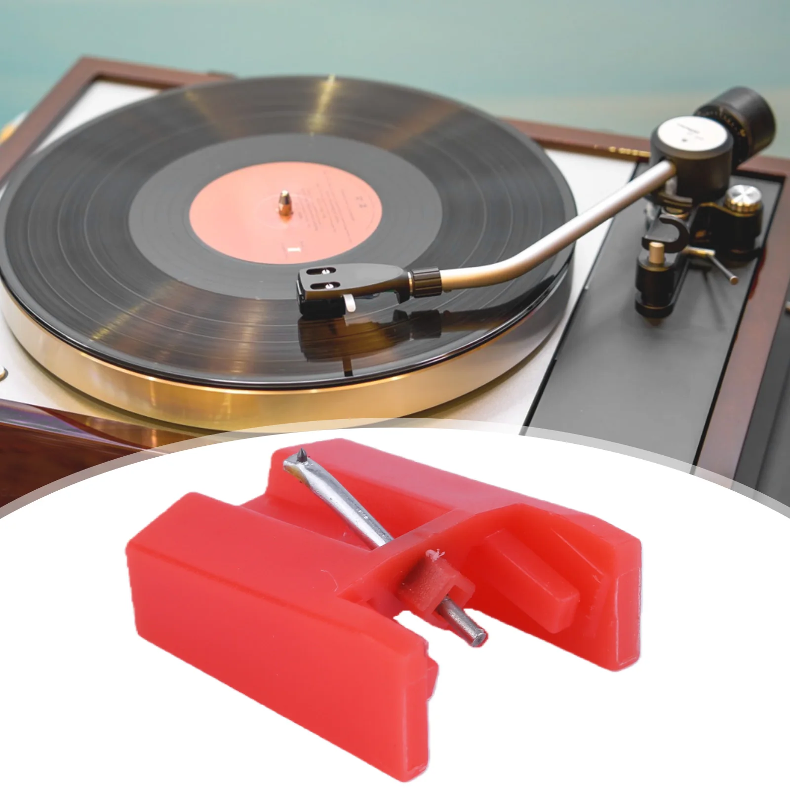 Durable Record Player Needle Compatible with Turntables Lightweight Easy to Install Vinyl Record Replacement Accessory