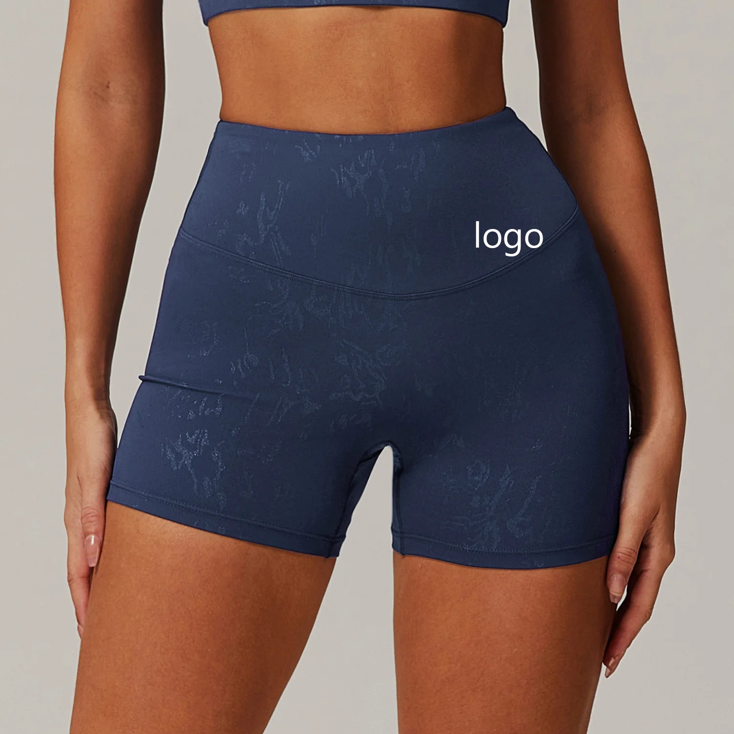 Women's Shorts Hot Stamping Cloud Feeling Tight Yoga Quick Dry High Waist Hip Lifting Sports Fitting Wholesale Customize Logo