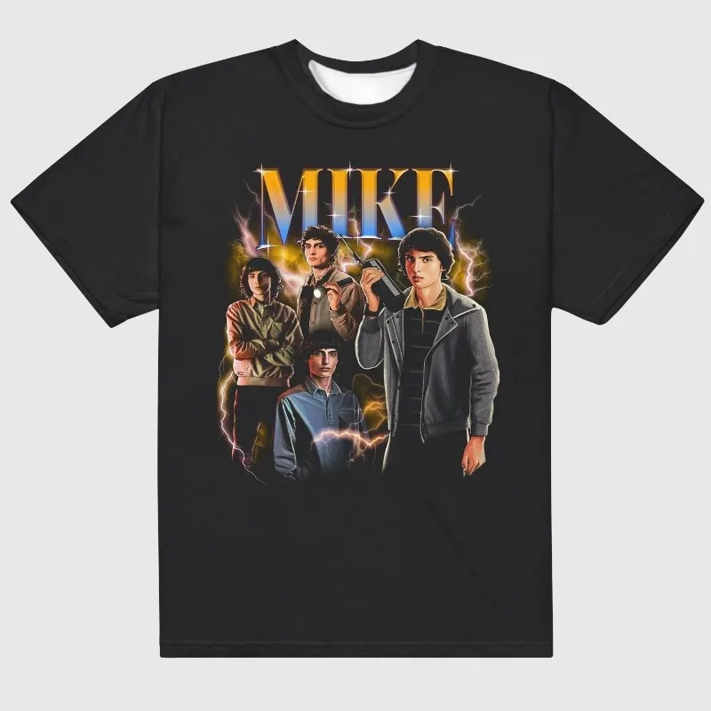 تي شيرت American TV Series Peripheral Stranger Things ELEVEN 11 ملابس للزوجين للرجال والنساء، طباعة برقبة دائرية للشباب، هدية