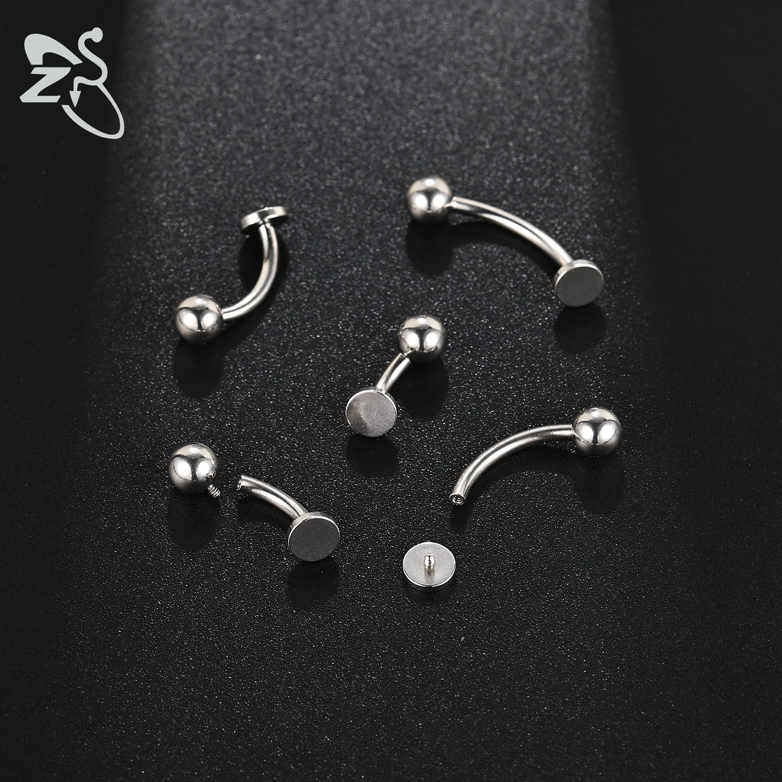 Internal Thread Stainless Steel Belly Button Ring