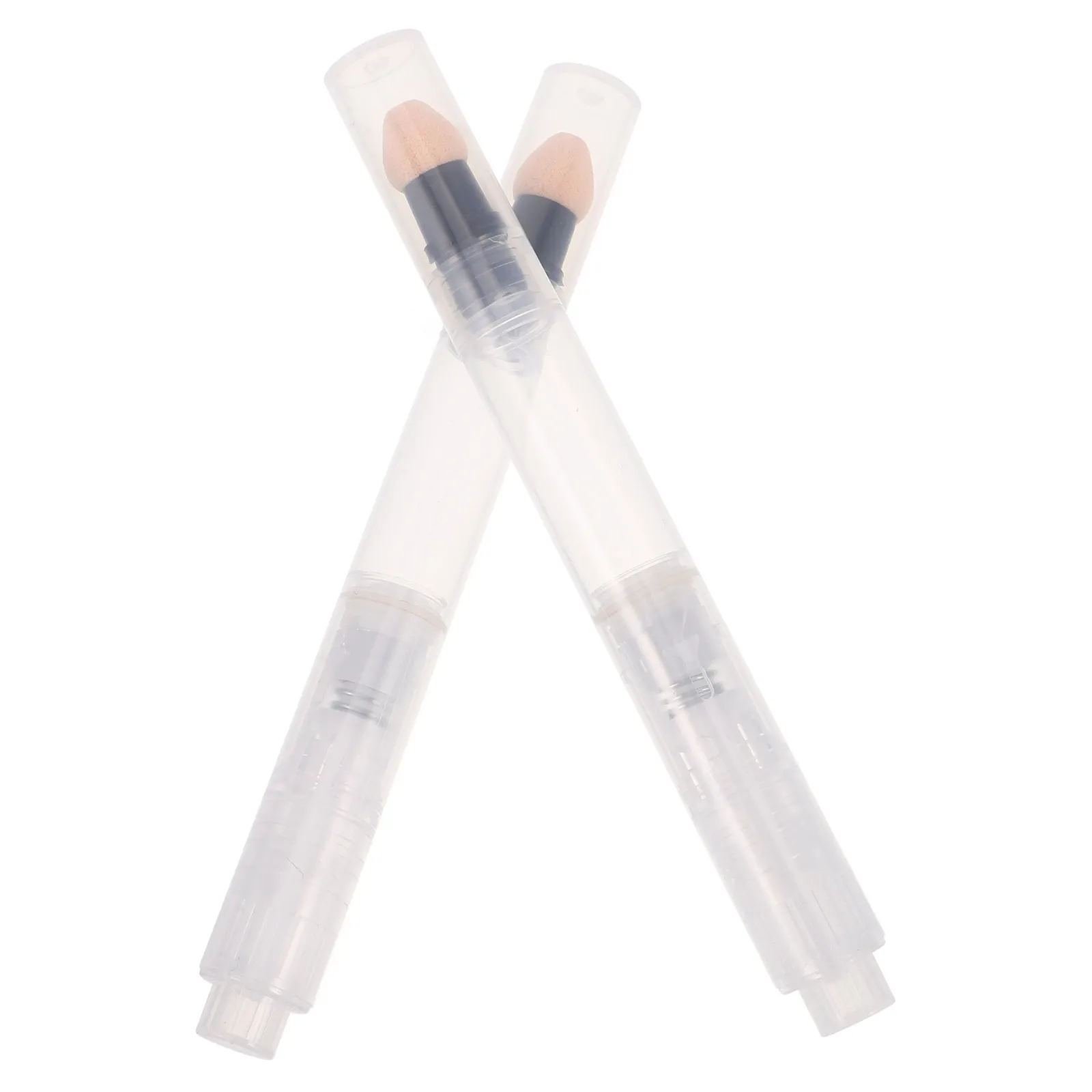 

2Pcs 3ml Tip Portable Makeup Dispenser Pen Refillable Lip Pen For Blush Blush Powder Bottle for Travel