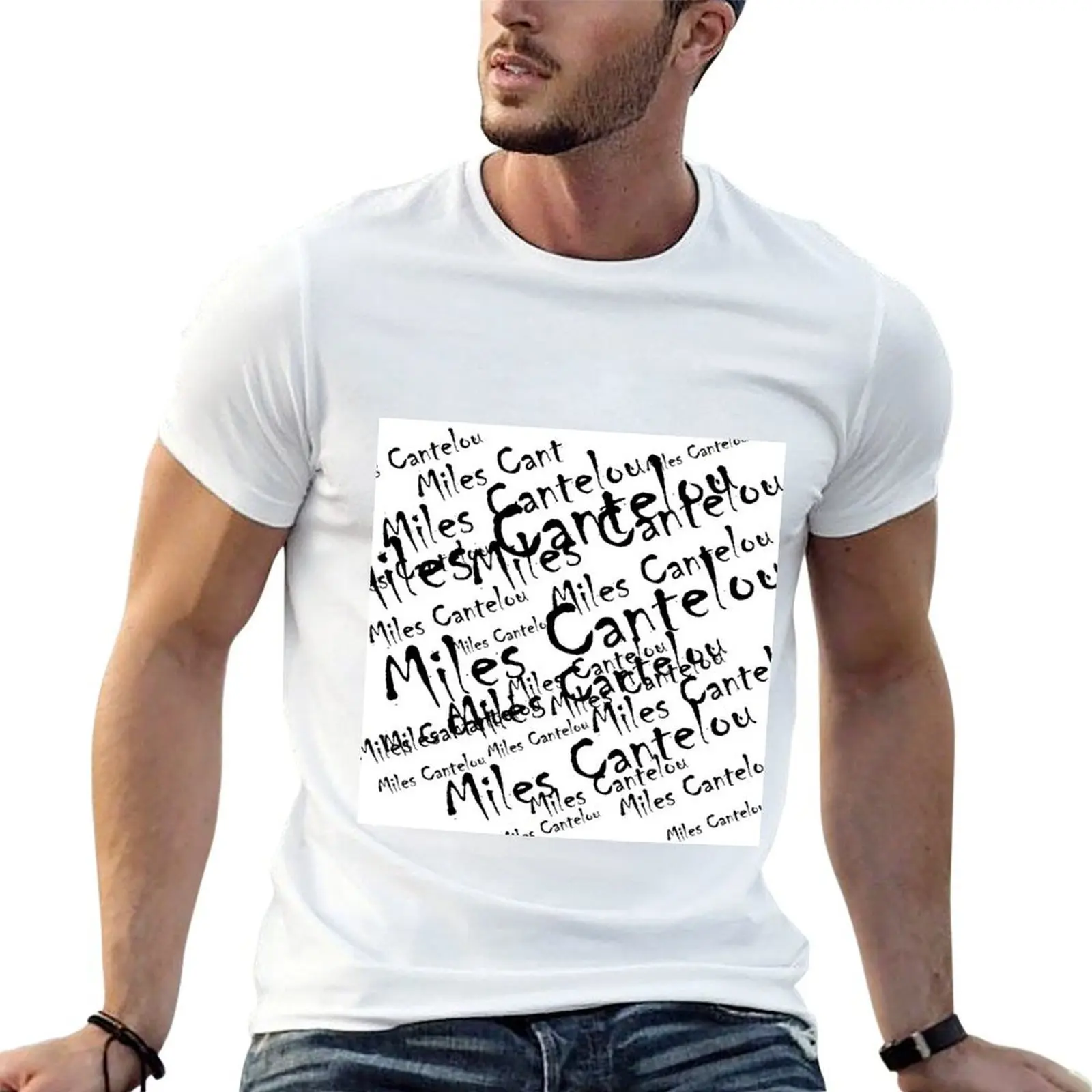 

shirt Cantelou t T-Shirt man percent shirt cotton White designer Black man 100 luxury man shirt on | for t t Miles