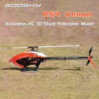 Goosky RS4 Venom Remote control Brushless six channel professional 3D stunt helicopter model RC toy enthusiasts KIT version