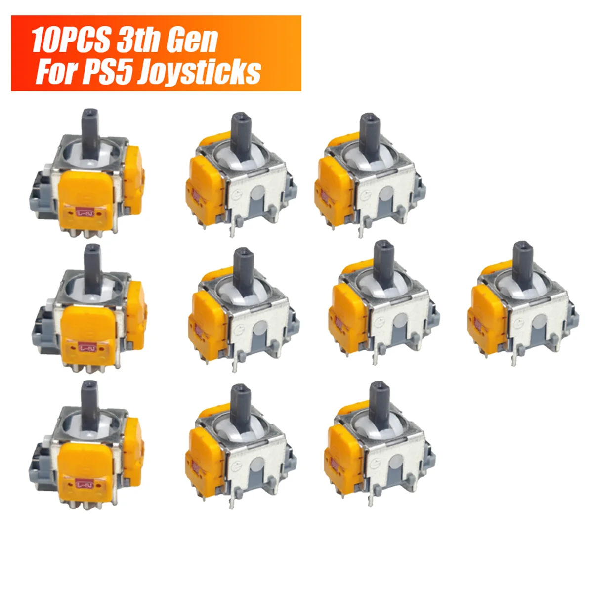 10PCS 3Th Gen for Joysticks Hall Electromagnetic High Precision Adjustable Joysticks