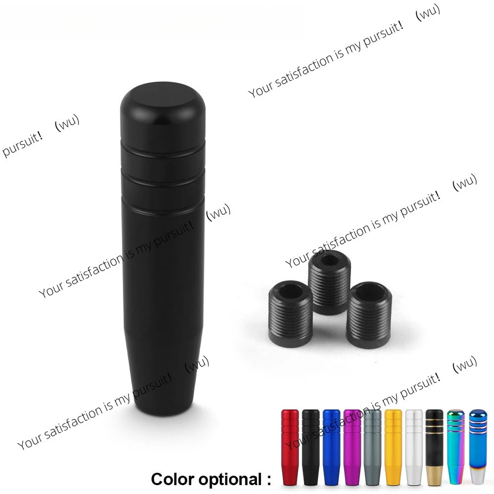 13Cm aluminium shift for knob racing universal manual gearbox shift lever with three adapters