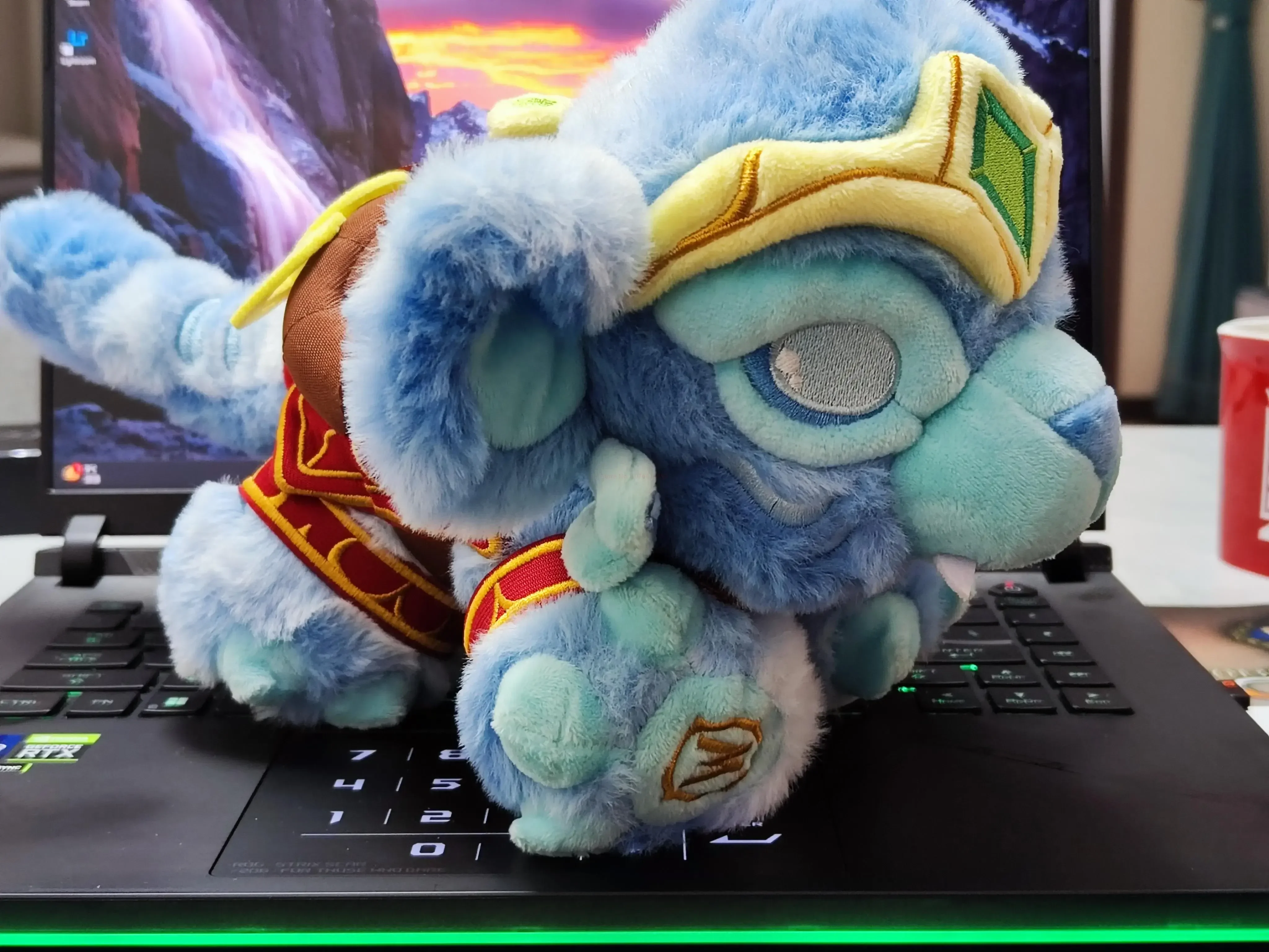 Blizzard Official Genuine Game Peripheral Figure World of Warcraft Year of The Tiger Limit Anniversary Mount Plush Doll Gift Toy