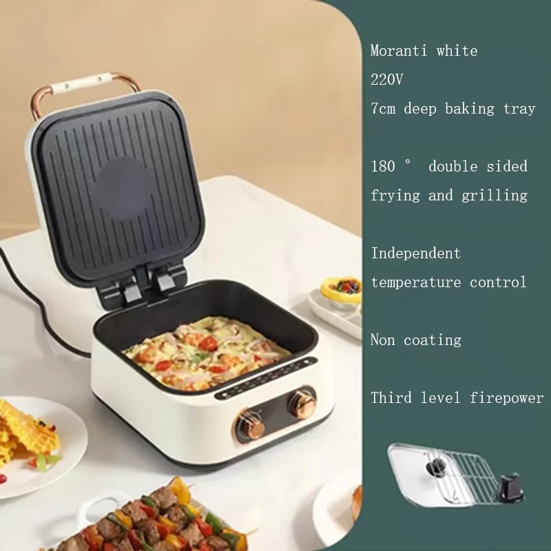 Electric Baking Pan Double-sided Heating Hot Pot Deep Plate Deepened Electric Baking Pan Enlarged Pancake Pan